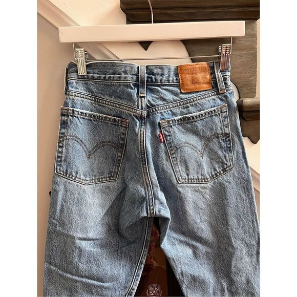 Levi’s Wedgie Skinny Distressed Jeans sz 24 EUC - Picture 5 of 6